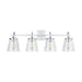 Capital Lighting - 139142CH-496 - Four Light Vanity - Jayne - Chrome