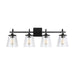 Capital Lighting - 139142MB-496 - Four Light Vanity - Jayne - Matte Black