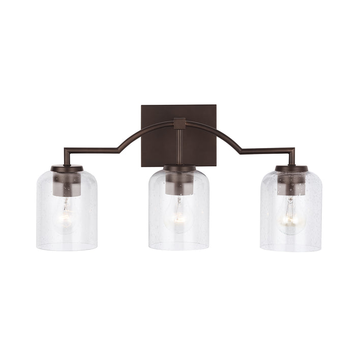 Capital Lighting - 139331BZ-500 - Three Light Vanity - Carter - Bronze