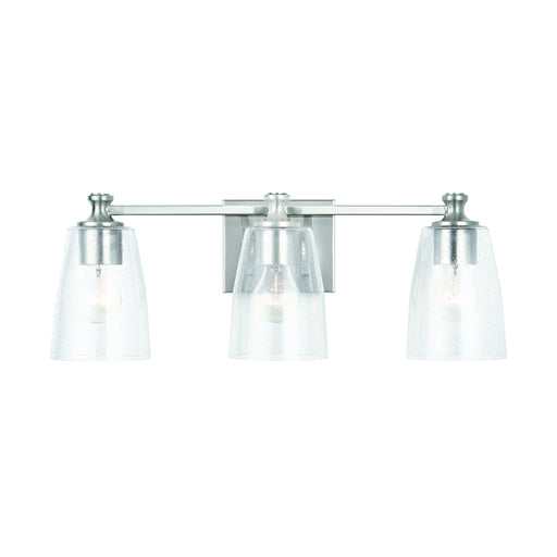 Capital Lighting - 140931BN-506 - Three Light Vanity - Myles - Brushed Nickel