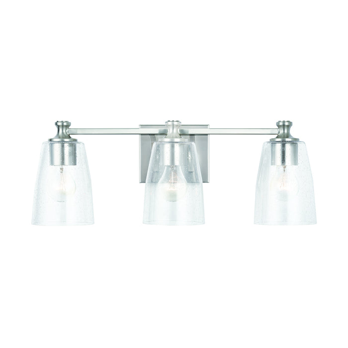 Capital Lighting - 140931BN-506 - Three Light Vanity - Myles - Brushed Nickel