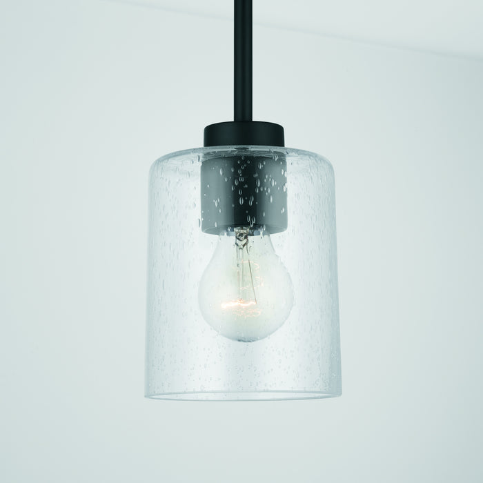 Capital Lighting - 328511MB-449 - One Light Pendant - Greyson - Matte Black