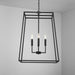 Capital Lighting - 337341BI - Four Light Pendant - Clint - Black Iron