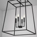 Capital Lighting - 337341BI - Four Light Pendant - Clint - Black Iron