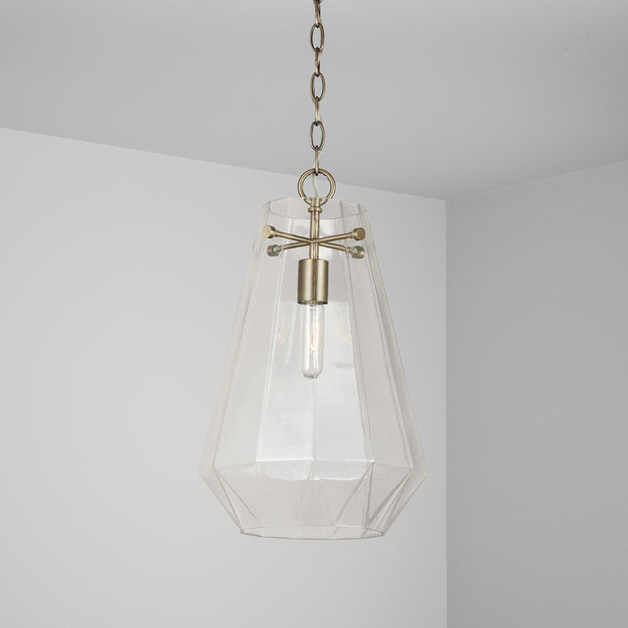 Capital Lighting - 338316AD - One Light Pendant - Lee - Aged Brass