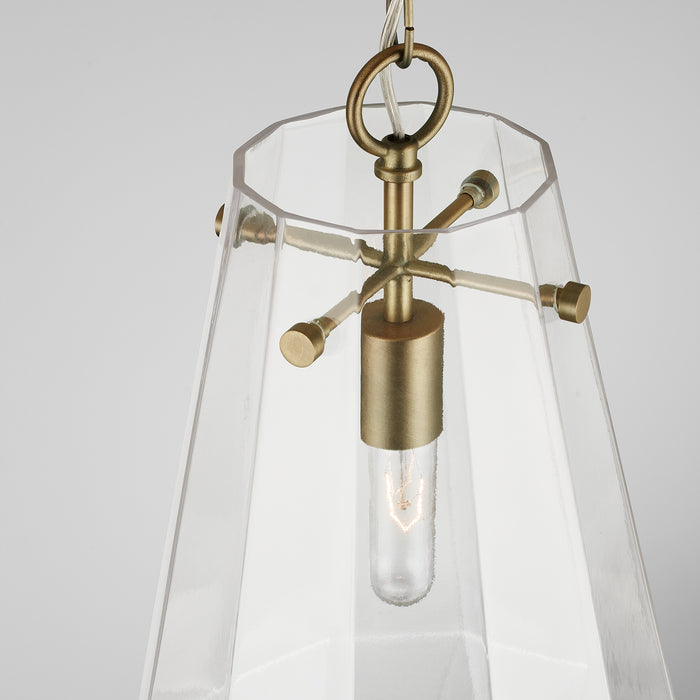 Capital Lighting - 338316AD - One Light Pendant - Lee - Aged Brass