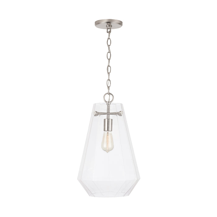 Capital Lighting - 338316BN - One Light Pendant - Lee - Brushed Nickel