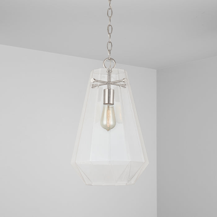 Capital Lighting - 338316BN - One Light Pendant - Lee - Brushed Nickel