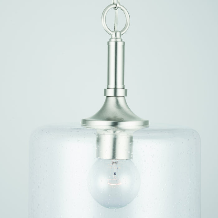 Capital Lighting - 339311BN - One Light Pendant - Carter - Brushed Nickel