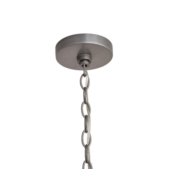 Capital Lighting - 340862GK - Six Light Pendant - Rainey - Grey Wash and Antique Nickel