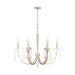 Capital Lighting - 437061WG - Six Light Chandelier - Gwyneth - Winter Gold