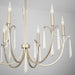 Capital Lighting - 437061WG - Six Light Chandelier - Gwyneth - Winter Gold