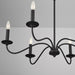 Capital Lighting - 437262BI - Six Light Chandelier - Vincent - Black Iron