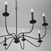 Capital Lighting - 437281BI - Eight Light Chandelier - Vincent - Black Iron