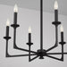 Capital Lighting - 437361BI - Six Light Chandelier - Clint - Black Iron