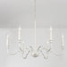 Capital Lighting - 438561WW - Six Light Chandelier - Demi - Winter White