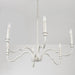 Capital Lighting - 438561WW - Six Light Chandelier - Demi - Winter White