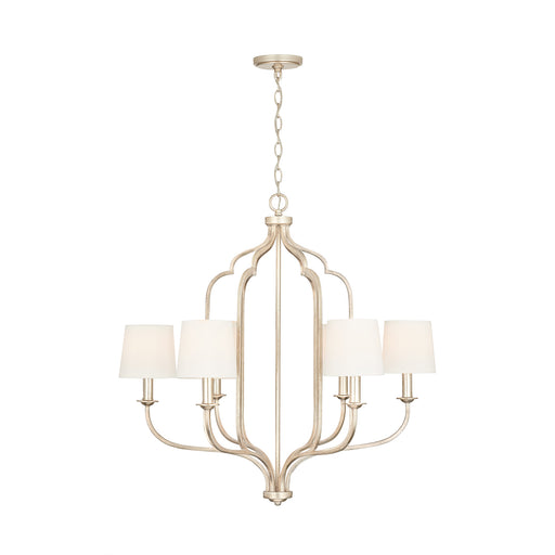 Capital Lighting - 438761WG-698 - Six Light Chandelier - Ophelia - Winter Gold