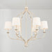 Capital Lighting - 438761WG-698 - Six Light Chandelier - Ophelia - Winter Gold