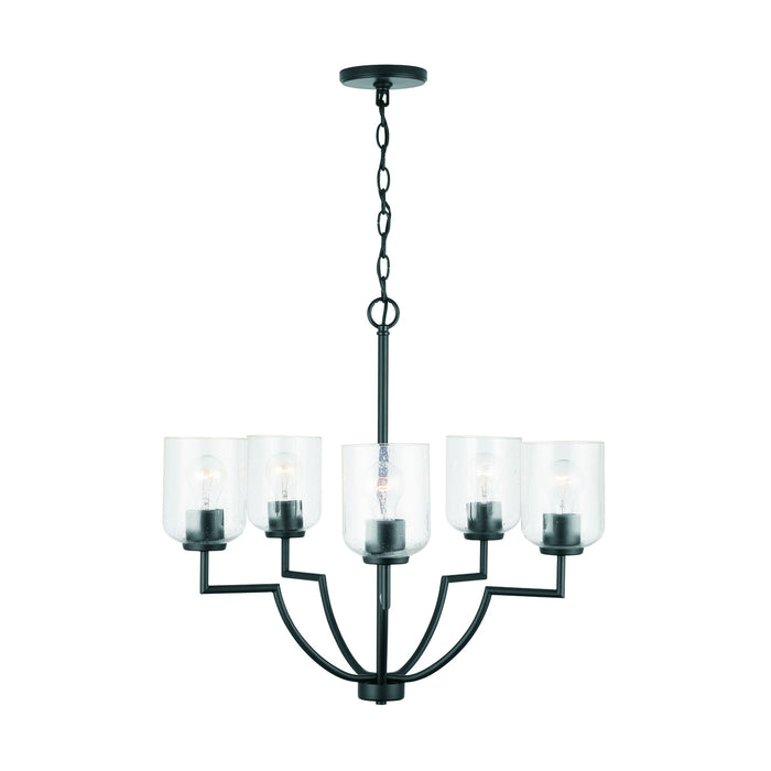 Capital Lighting - 439351MB-500 - Five Light Chandelier - Carter - Matte Black