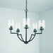 Capital Lighting - 439351MB-500 - Five Light Chandelier - Carter - Matte Black