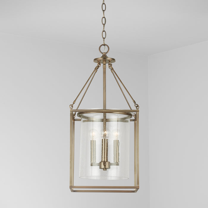 Capital Lighting - 532843AD - Four Light Pendant - Cooper - Aged Brass