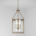 Capital Lighting - 532843AD - Four Light Pendant - Cooper - Aged Brass