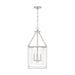 Capital Lighting - 532843BN - Four Light Pendant - Cooper - Brushed Nickel