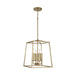 Capital Lighting - 537641AD - Four Light Foyer Pendant - Thea - Aged Brass