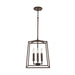 Capital Lighting - 537641OR - Four Light Foyer Pendant - Thea - Oil Rubbed Bronze