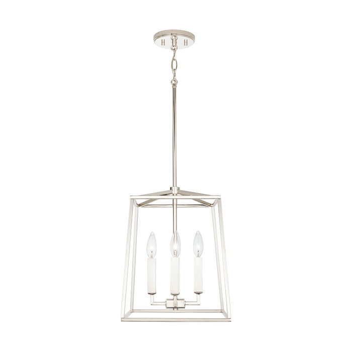 Capital Lighting - 537641PN - Four Light Foyer Pendant - Thea - Polished Nickel