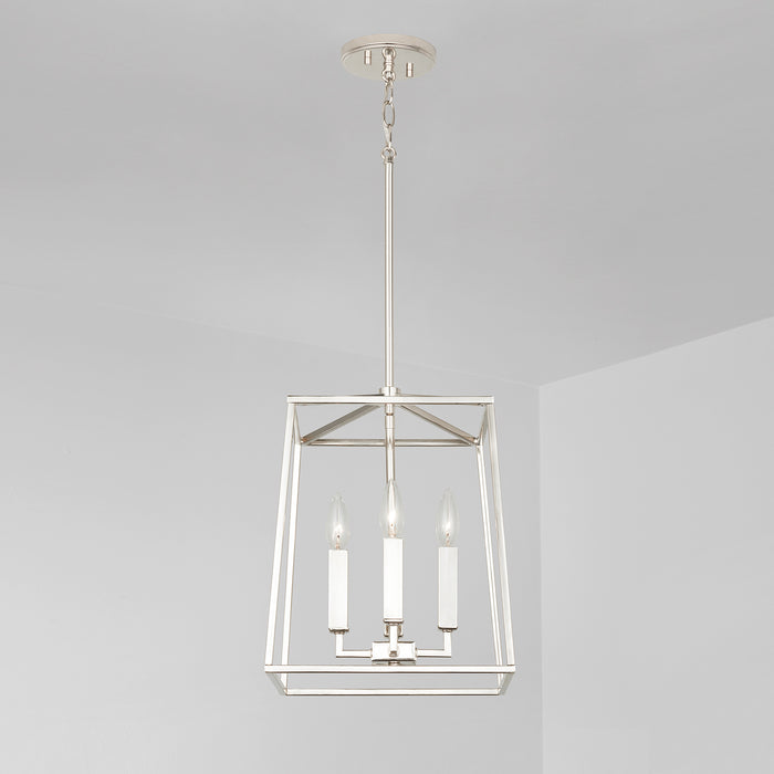 Capital Lighting - 537641PN - Four Light Foyer Pendant - Thea - Polished Nickel