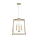 Capital Lighting - 537642AD - Four Light Foyer Pendant - Thea - Aged Brass