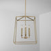 Capital Lighting - 537642AD - Four Light Foyer Pendant - Thea - Aged Brass