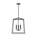 Capital Lighting - 537642MB - Four Light Foyer Pendant - Thea - Matte Black