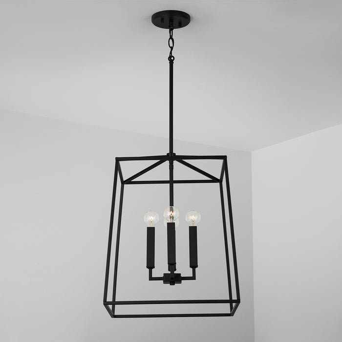 Capital Lighting - 537642MB - Four Light Foyer Pendant - Thea - Matte Black