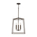 Capital Lighting - 537642OR - Four Light Foyer Pendant - Thea - Oil Rubbed Bronze