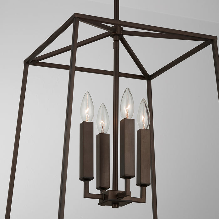 Capital Lighting - 537642OR - Four Light Foyer Pendant - Thea - Oil Rubbed Bronze