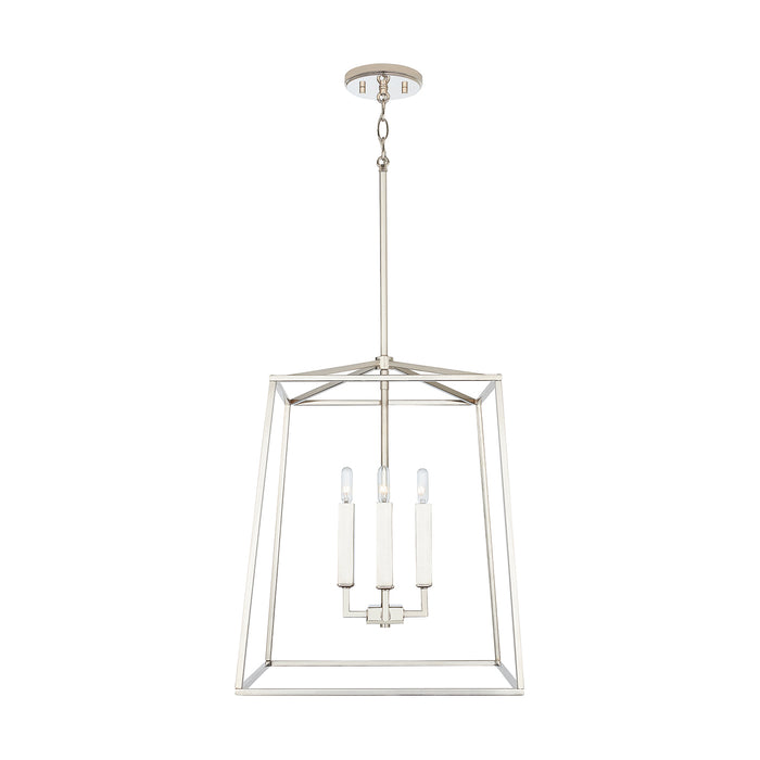 Capital Lighting - 537642PN - Four Light Foyer Pendant - Thea - Polished Nickel