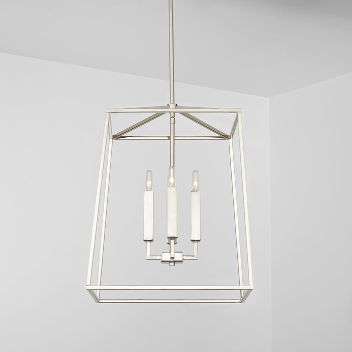 Capital Lighting - 537642PN - Four Light Foyer Pendant - Thea - Polished Nickel