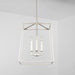 Capital Lighting - 537642PN - Four Light Foyer Pendant - Thea - Polished Nickel