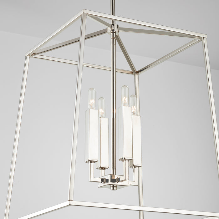 Capital Lighting - 537642PN - Four Light Foyer Pendant - Thea - Polished Nickel