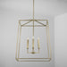 Capital Lighting - 537643AD - Four Light Foyer Pendant - Thea - Aged Brass