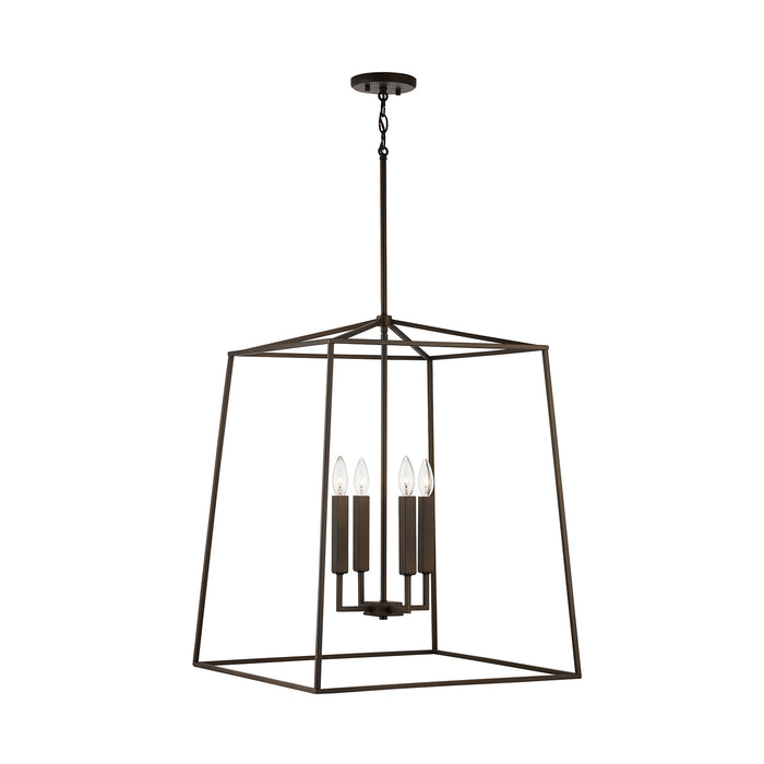 Capital Lighting - 537643OR - Four Light Foyer Pendant - Thea - Oil Rubbed Bronze