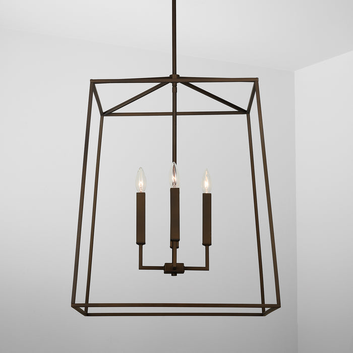 Capital Lighting - 537643OR - Four Light Foyer Pendant - Thea - Oil Rubbed Bronze