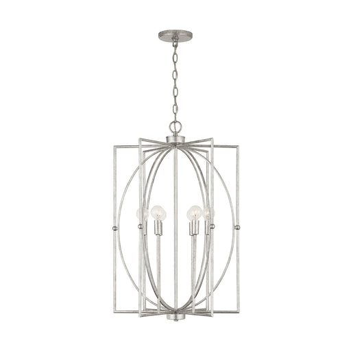 Capital Lighting - 537961AS - Six Light Foyer Pendant - Oran - Antique Silver