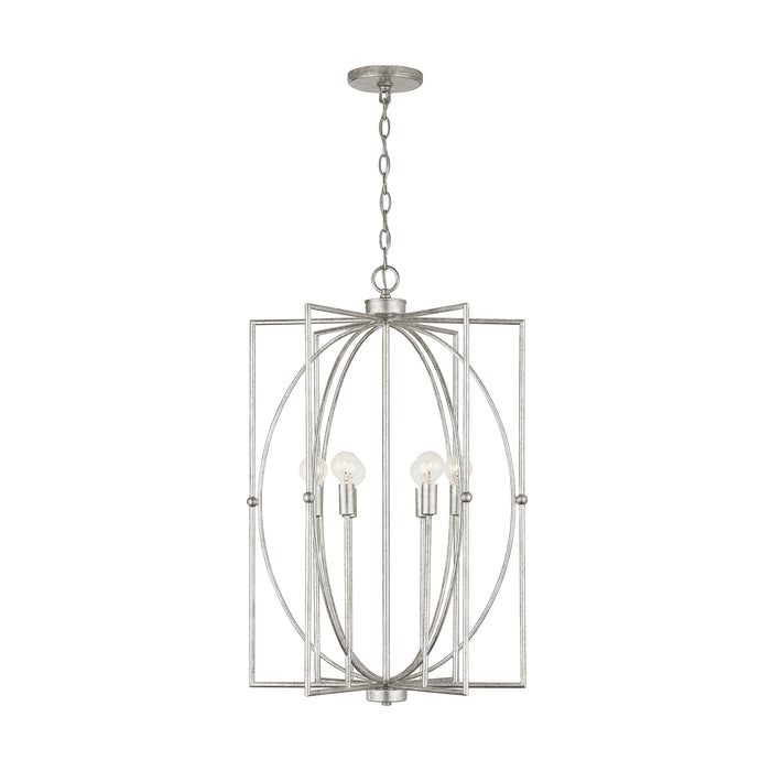 Capital Lighting - 537961AS - Six Light Foyer Pendant - Oran - Antique Silver