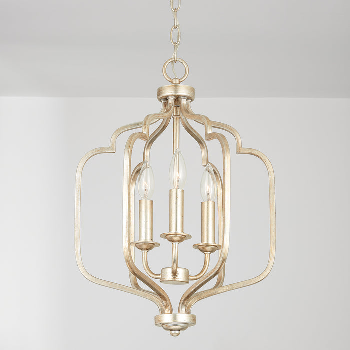 Capital Lighting - 538731WG - Three Light Foyer Pendant - Ophelia - Winter Gold