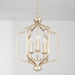 Capital Lighting - 538731WG - Three Light Foyer Pendant - Ophelia - Winter Gold