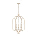 Capital Lighting - 538761WG - Six Light Foyer Pendant - Ophelia - Winter Gold